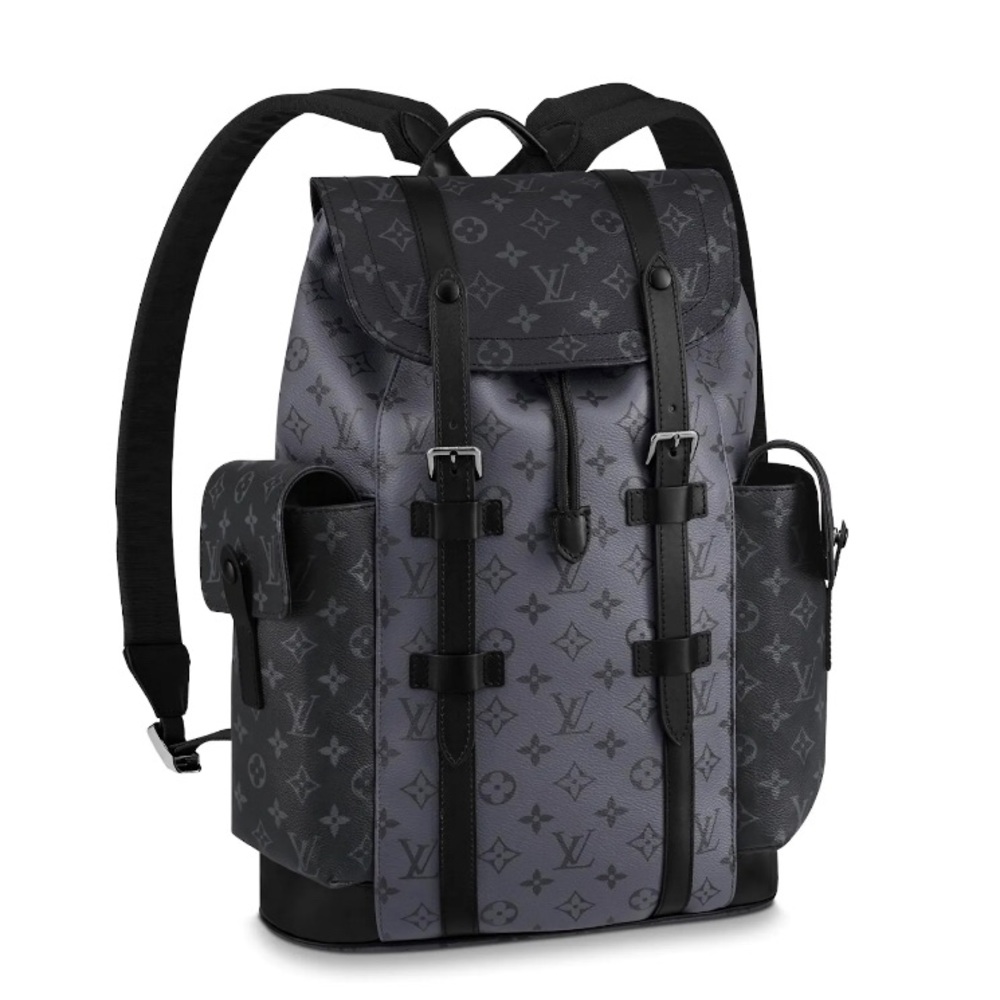 Brand New Louis Vuitton Monogram Eclipse PM Gray backpack